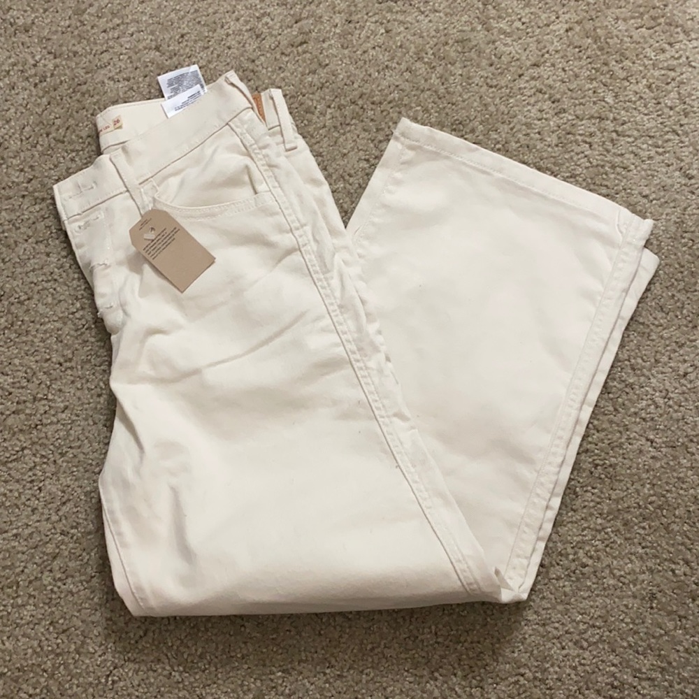 Levi’s mile high cropped wide leg